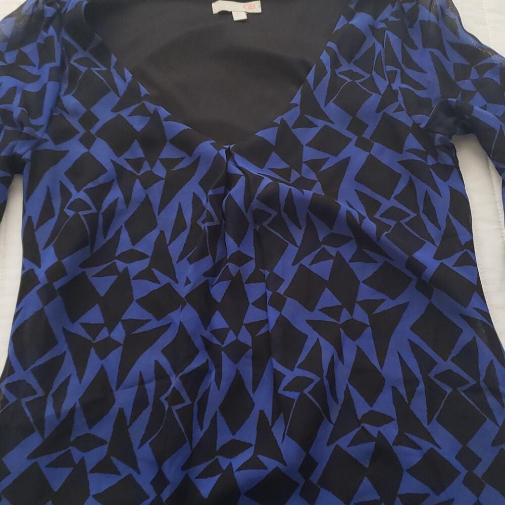 Gianni Bini Geometric Shift Dress XS - Picture 2 of 6